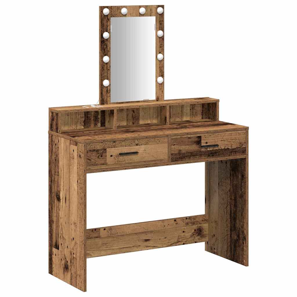 Table de Toilette Marron 100 x 41 x 140 cm Bois d'ingénierie - XIOS