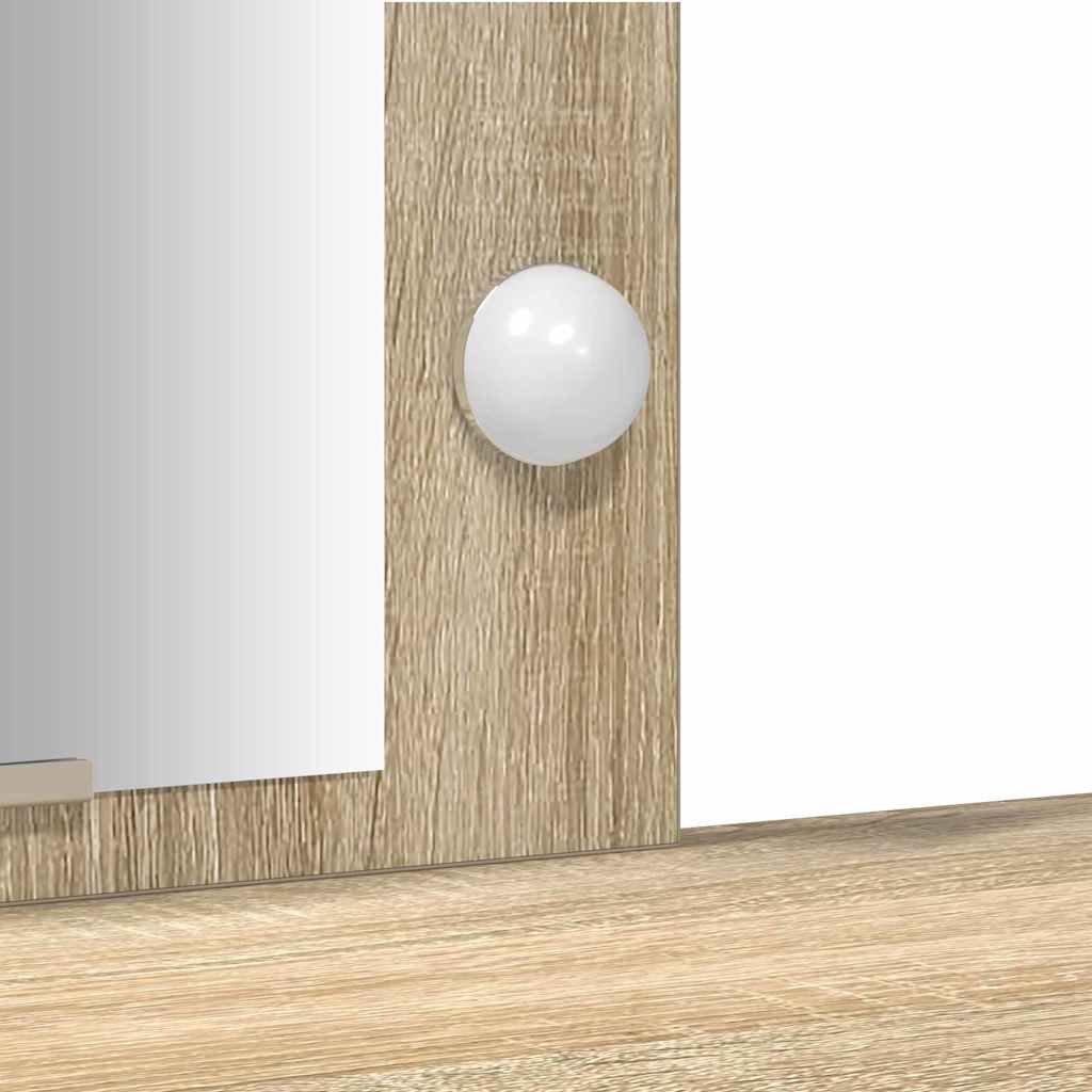 Table de Toilette Marron 102 x 33 x 135 cm Bois d'ingénierie - XIOS