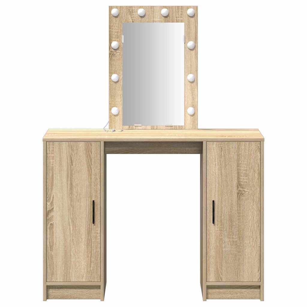 Table de Toilette Marron 102 x 33 x 135 cm Bois d'ingénierie - XIOS