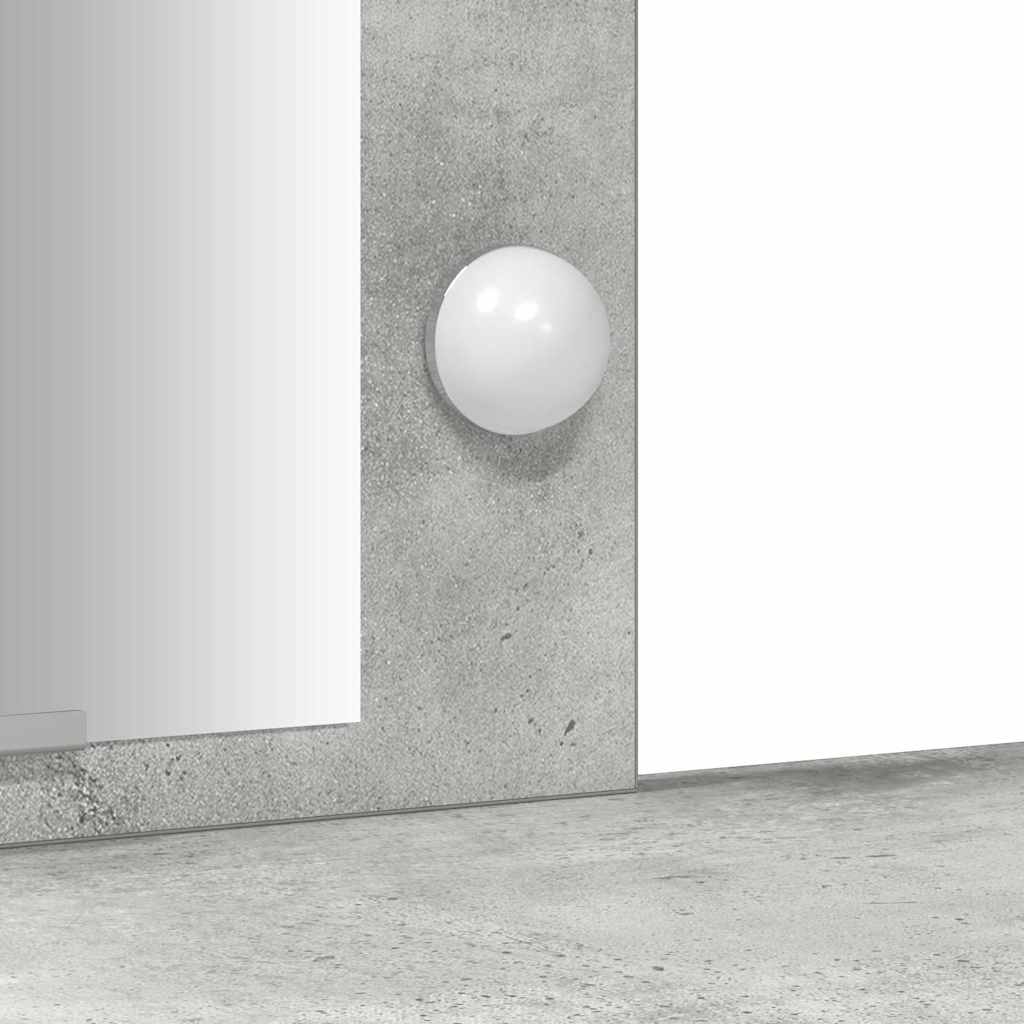 Table de Toilette avec stockage Gris clair 102 x 33 x 135 cm - XIOS