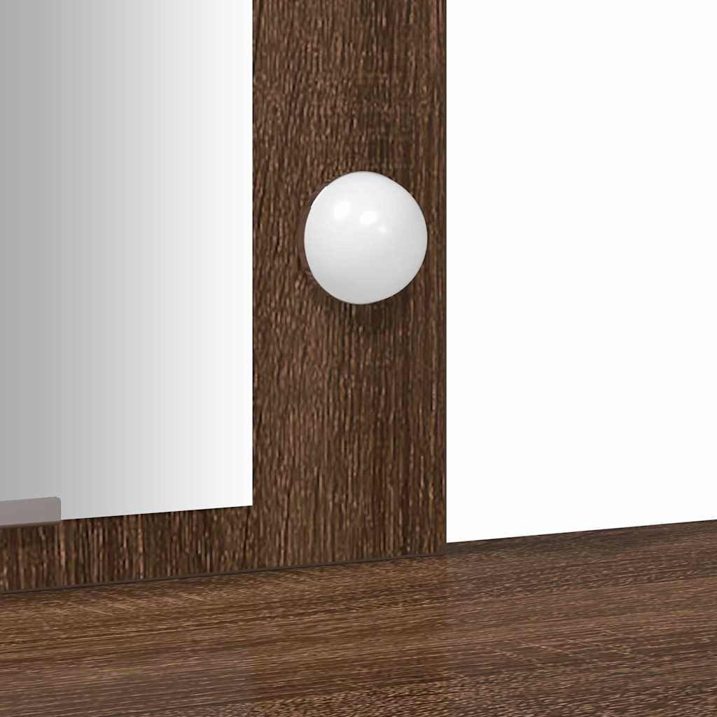 Table de Toilette Marron 102 x 33 x 135 cm Bois d'ingénierie - XIOS