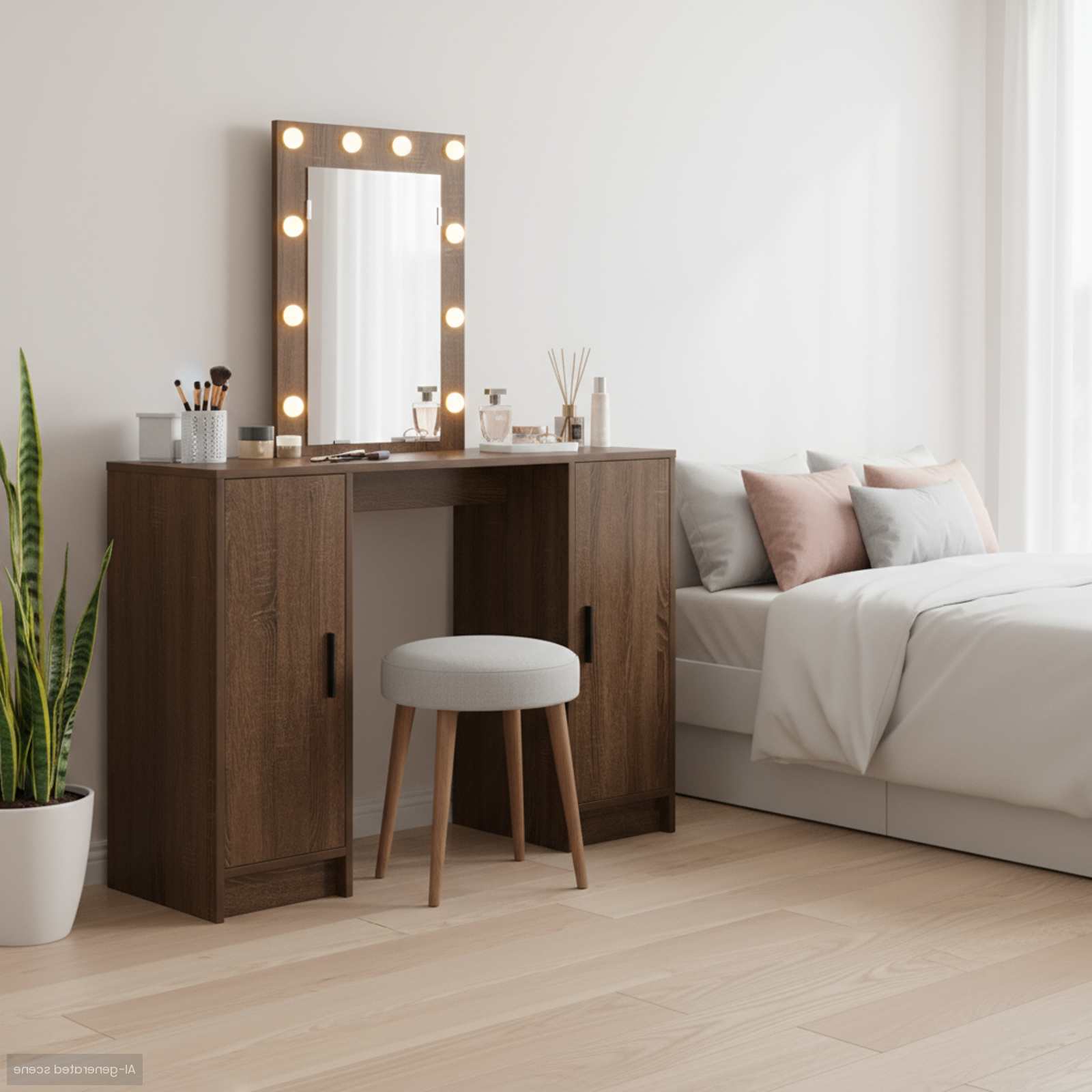 Table de Toilette Marron 102 x 33 x 135 cm Bois d'ingénierie - XIOS