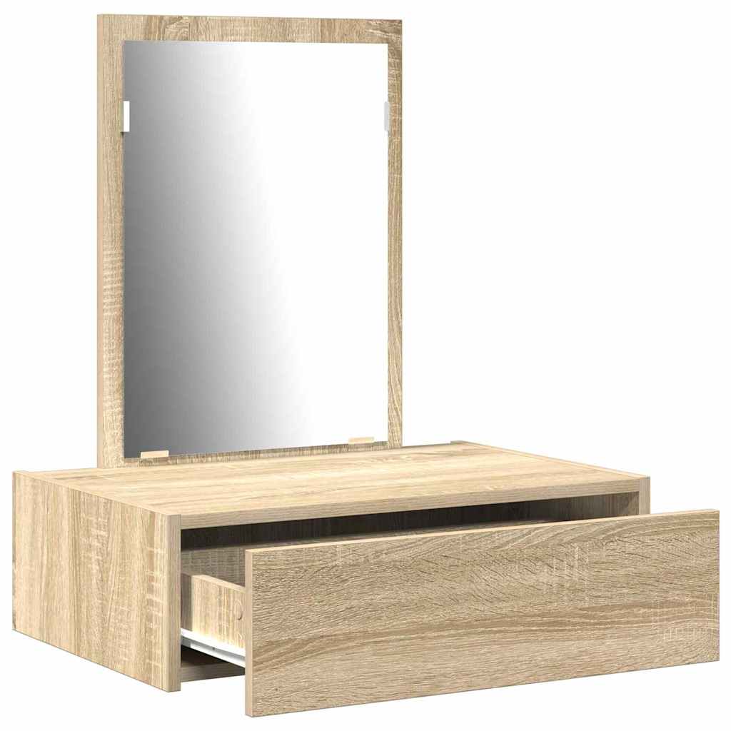 Table de Toilette Marron 60 x 40 x 70 cm Bois d'ingénierie - XIOS