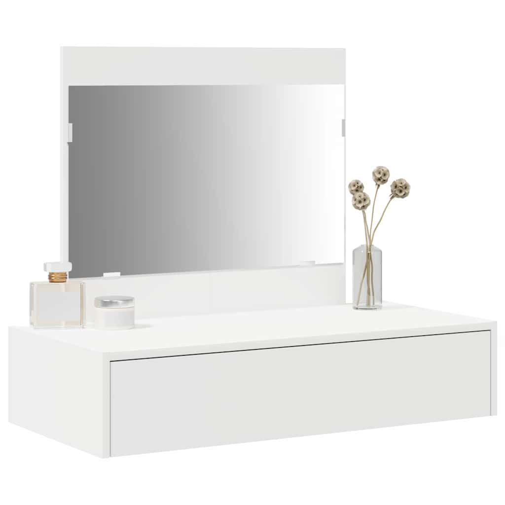 Table de Toilette Blanc 83 x 40 x 70 cm Bois d'ingénierie - XIOS