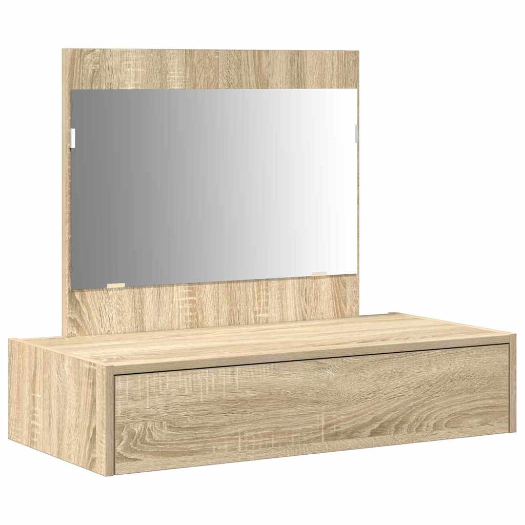 Table de Toilette Marron 83 x 40 x 70 cm Bois d'ingénierie