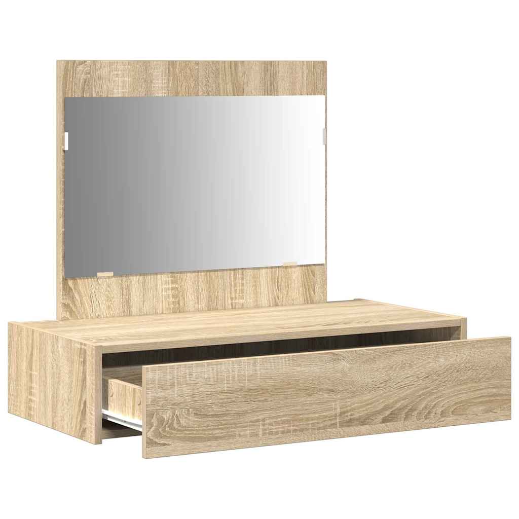 Table de Toilette Marron 83 x 40 x 70 cm Bois d'ingénierie