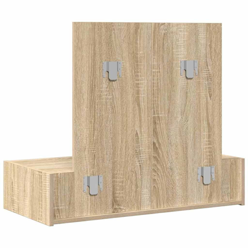 Table de Toilette Marron 83 x 40 x 70 cm Bois d'ingénierie