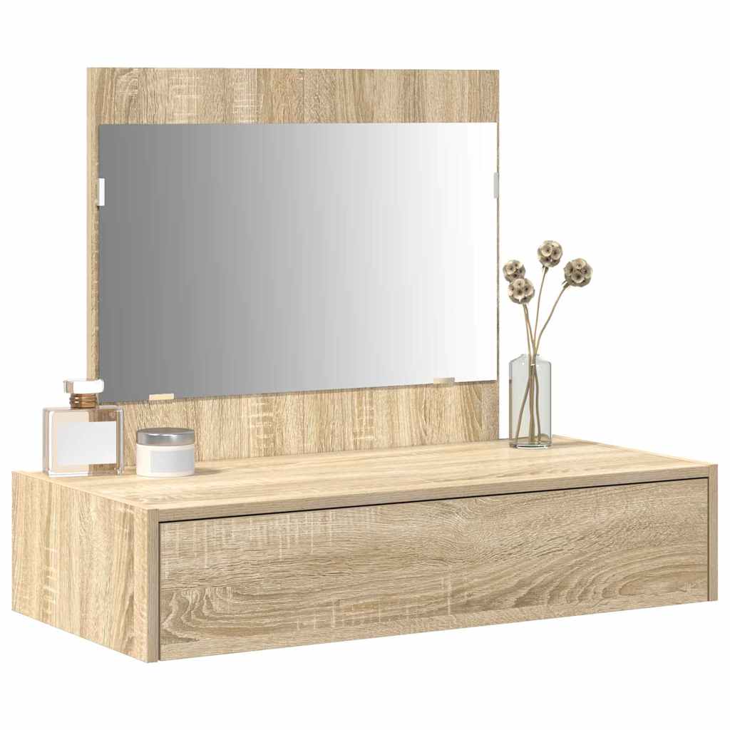 Table de Toilette Marron 83 x 40 x 70 cm Bois d'ingénierie