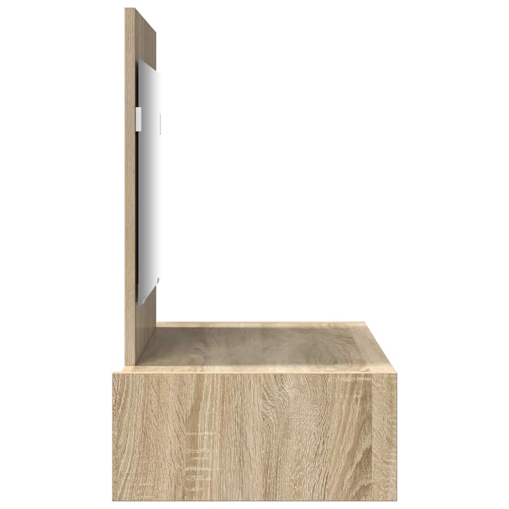 Table de Toilette Marron 83 x 40 x 70 cm Bois d'ingénierie