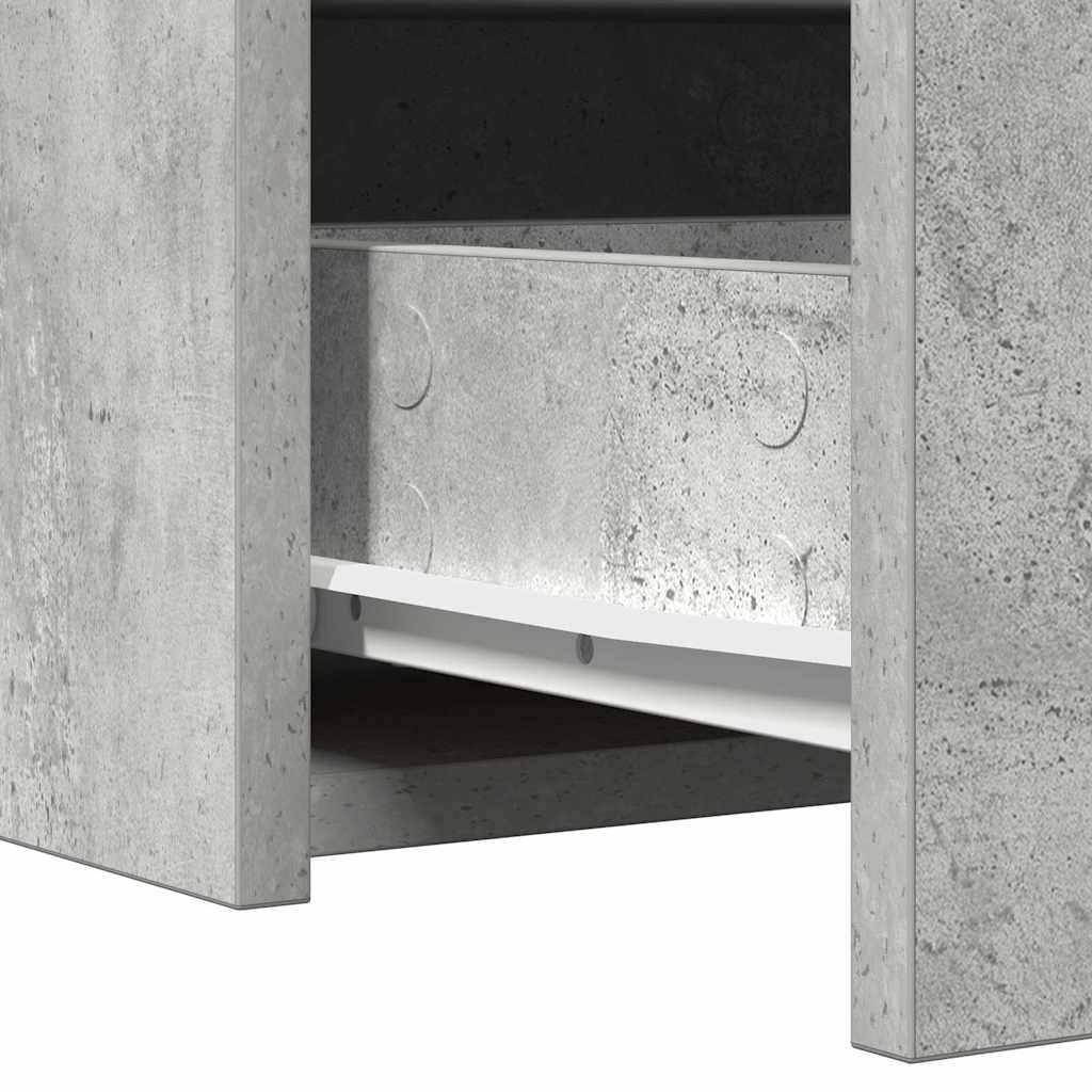 Table de Toilette Gris 83 x 40 x 70 cm Bois d'ingénierie - XIOS