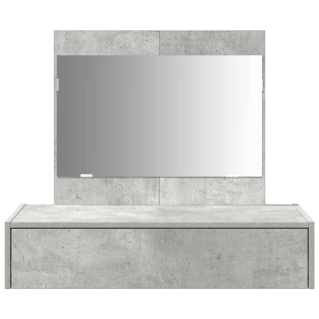 Table de Toilette Gris 83 x 40 x 70 cm Bois d'ingénierie - XIOS