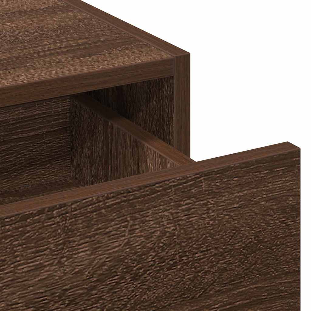 Table de Toilette Marron 83 x 40 x 70 cm Bois d'ingénierie - XIOS