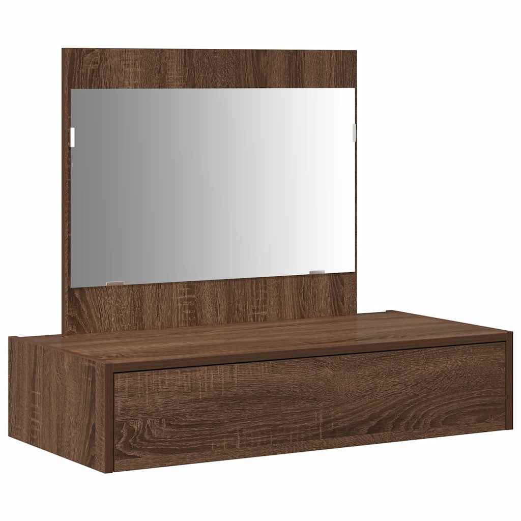 Table de Toilette Marron 83 x 40 x 70 cm Bois d'ingénierie - XIOS