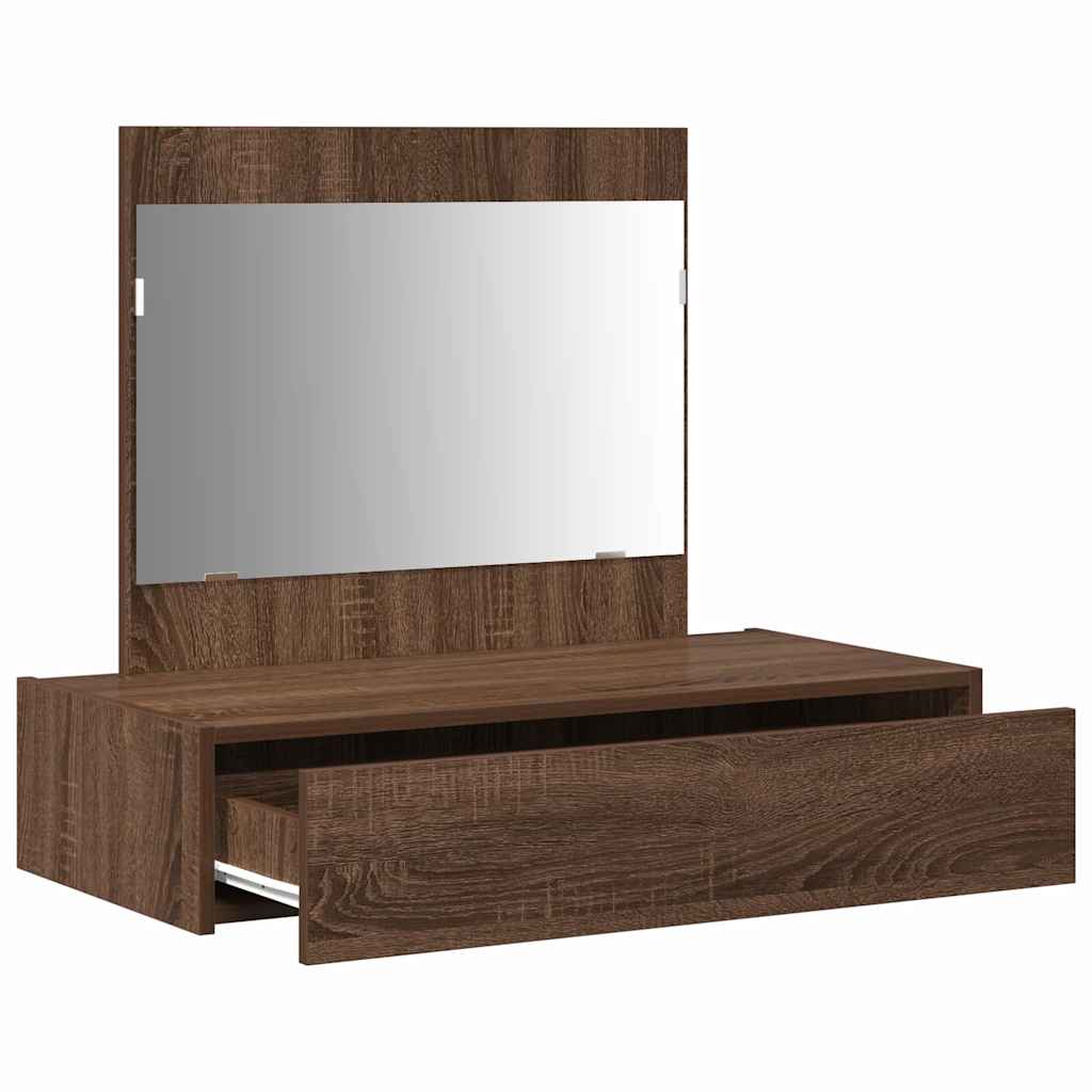 Table de Toilette Marron 83 x 40 x 70 cm Bois d'ingénierie - XIOS