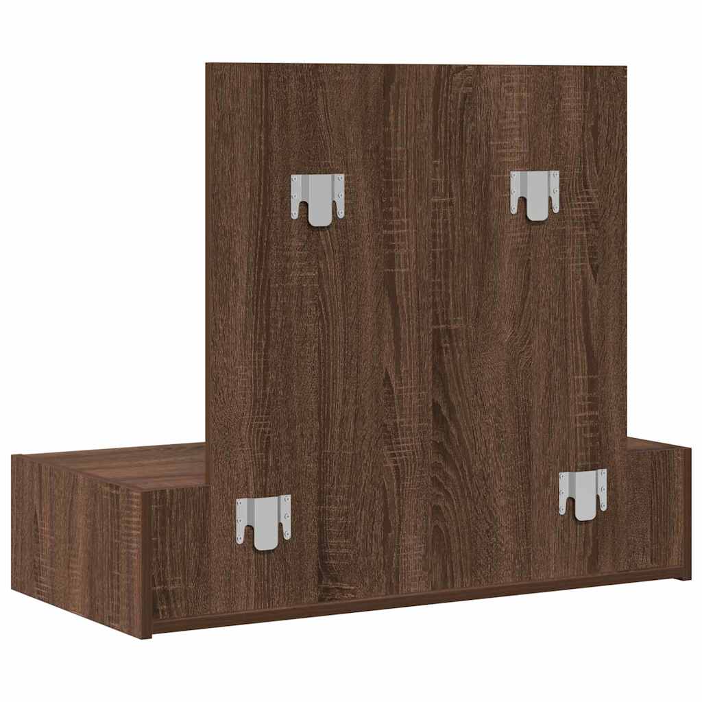 Table de Toilette Marron 83 x 40 x 70 cm Bois d'ingénierie - XIOS
