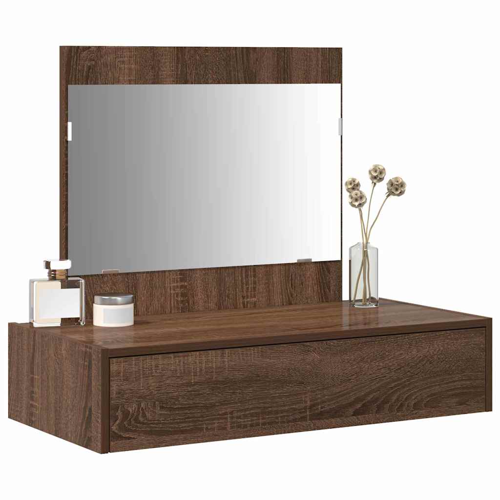 Table de Toilette Marron 83 x 40 x 70 cm Bois d'ingénierie - XIOS