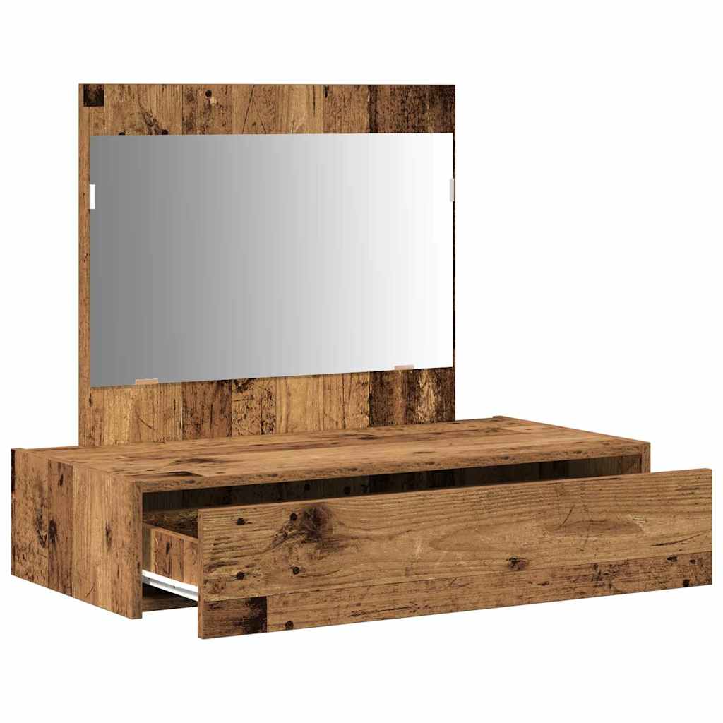 Table de Toilette Marron 83 x 40 x 70 cm Bois d'ingénierie - XIOS
