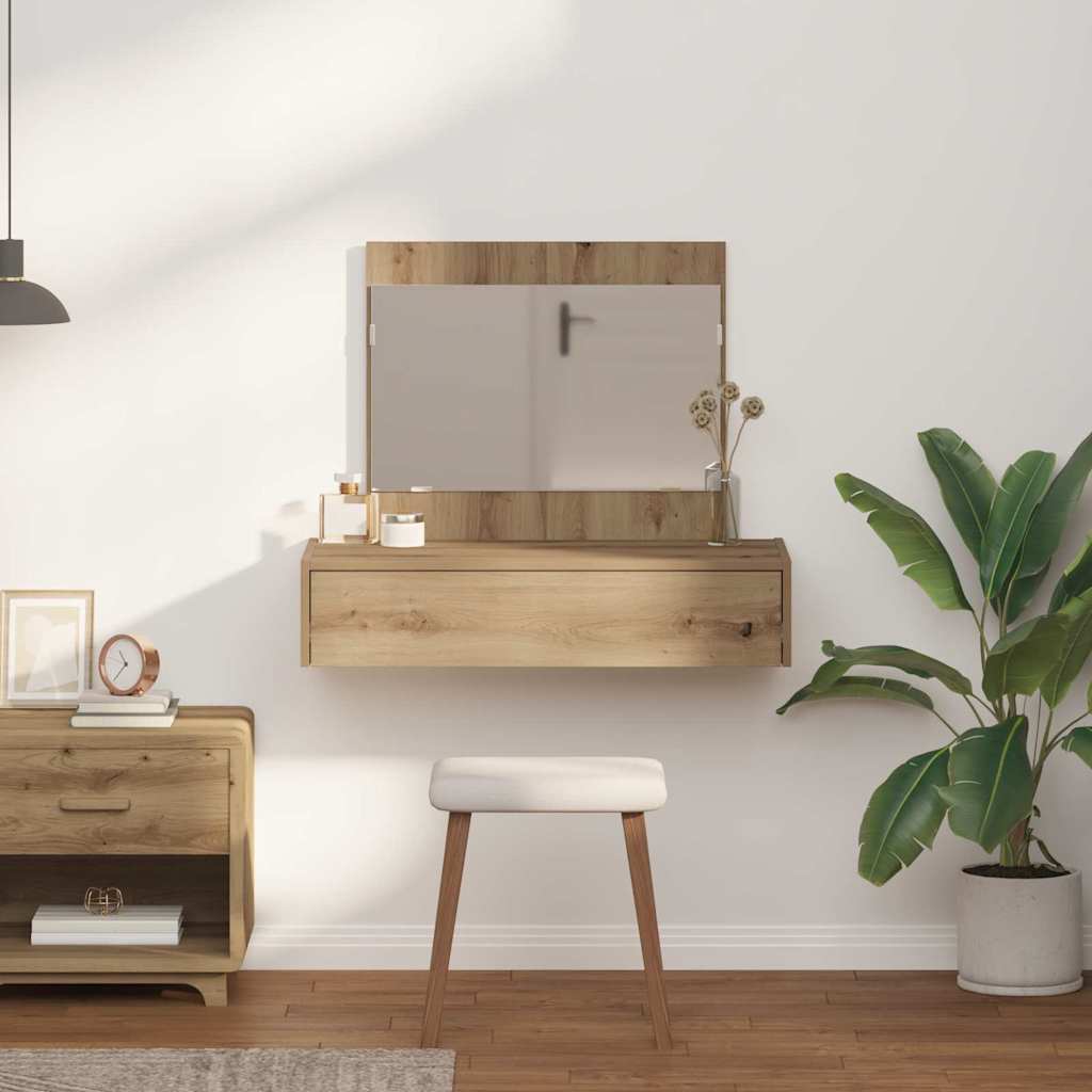 Table de Toilette Marron 83 x 40 x 70 cm Bois d'ingénierie - XIOS