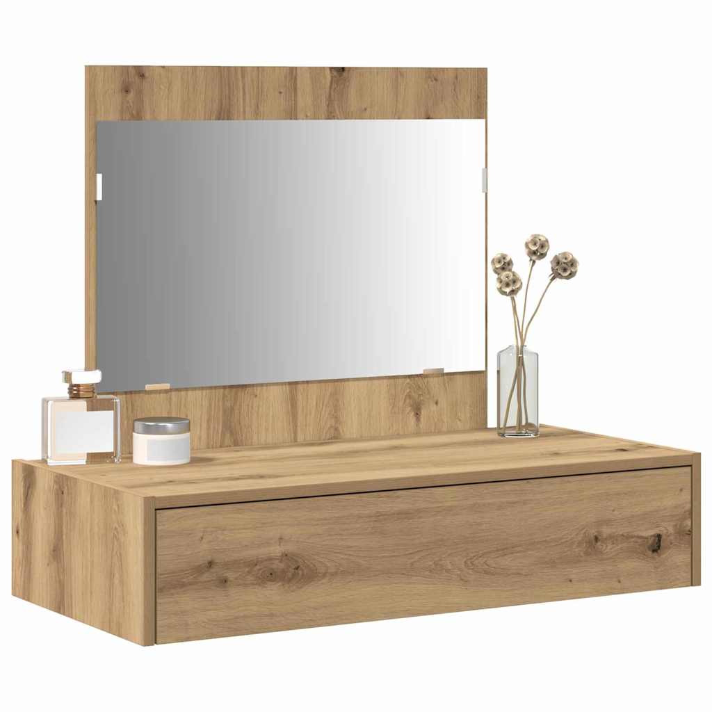 Table de Toilette Marron 83 x 40 x 70 cm Bois d'ingénierie - XIOS