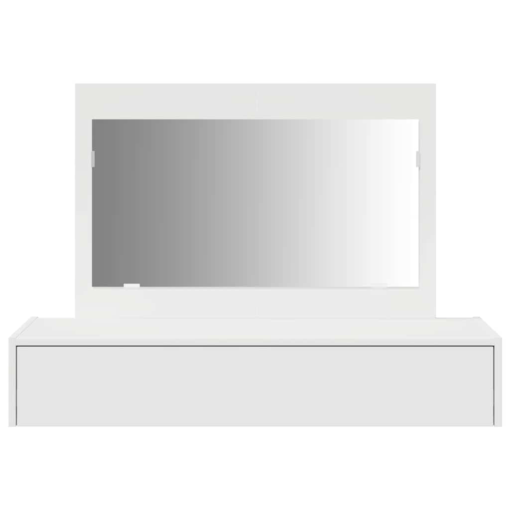 Table de Toilette Blanc 100 x 40 x 70 cm Bois d'ingénierie - XIOS