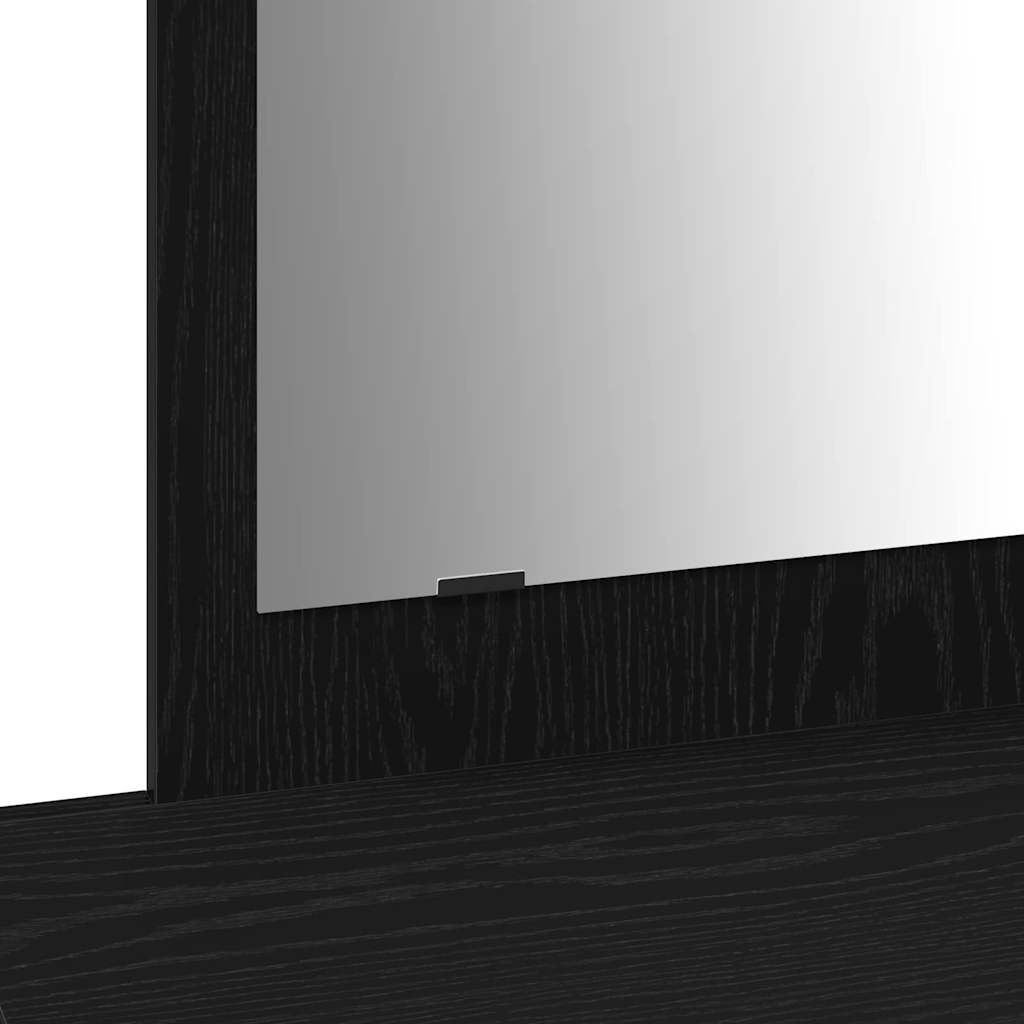 Table de Toilette Noir 100 x 40 x 70 cm Bois d'ingénierie - XIOS