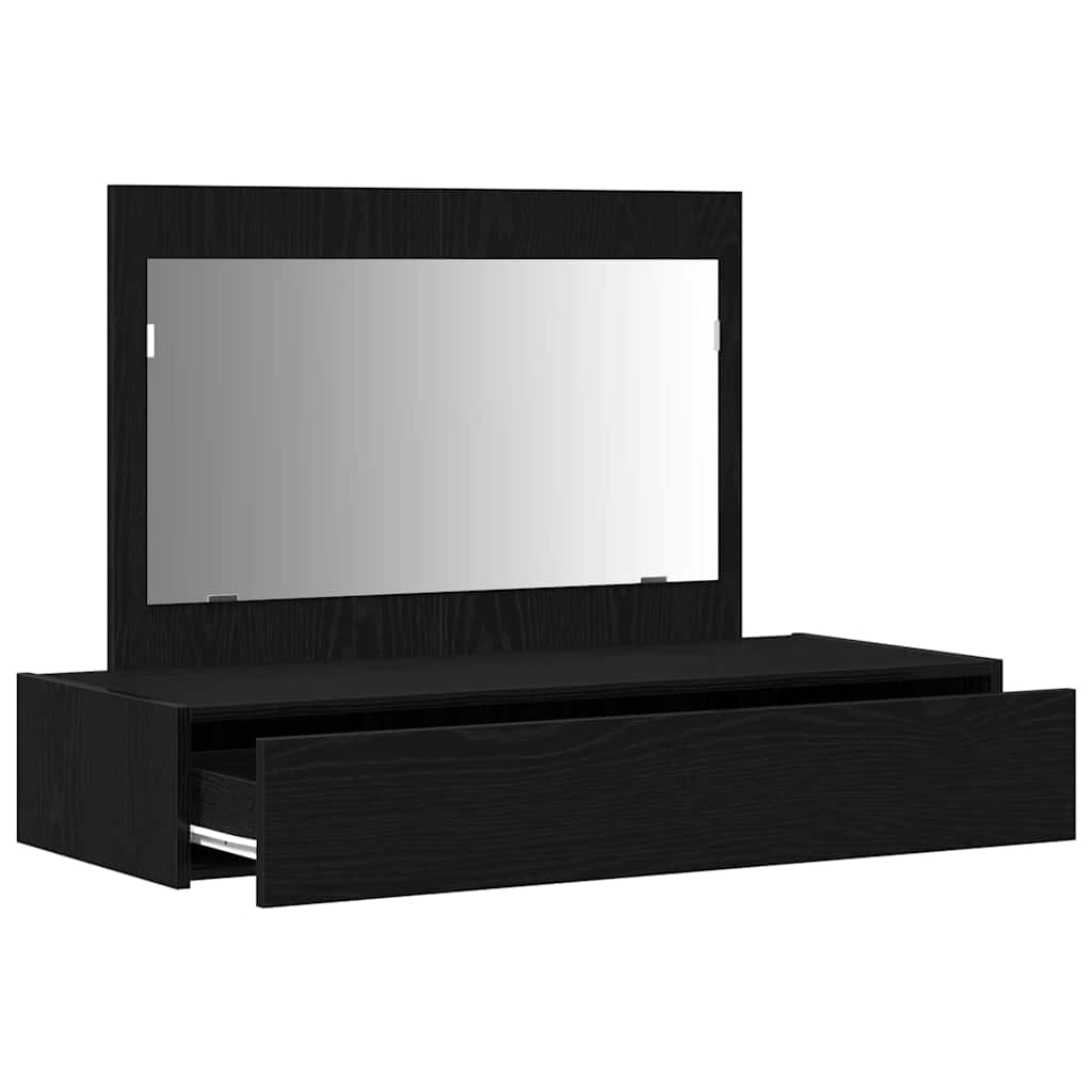 Table de Toilette Noir 100 x 40 x 70 cm Bois d'ingénierie - XIOS