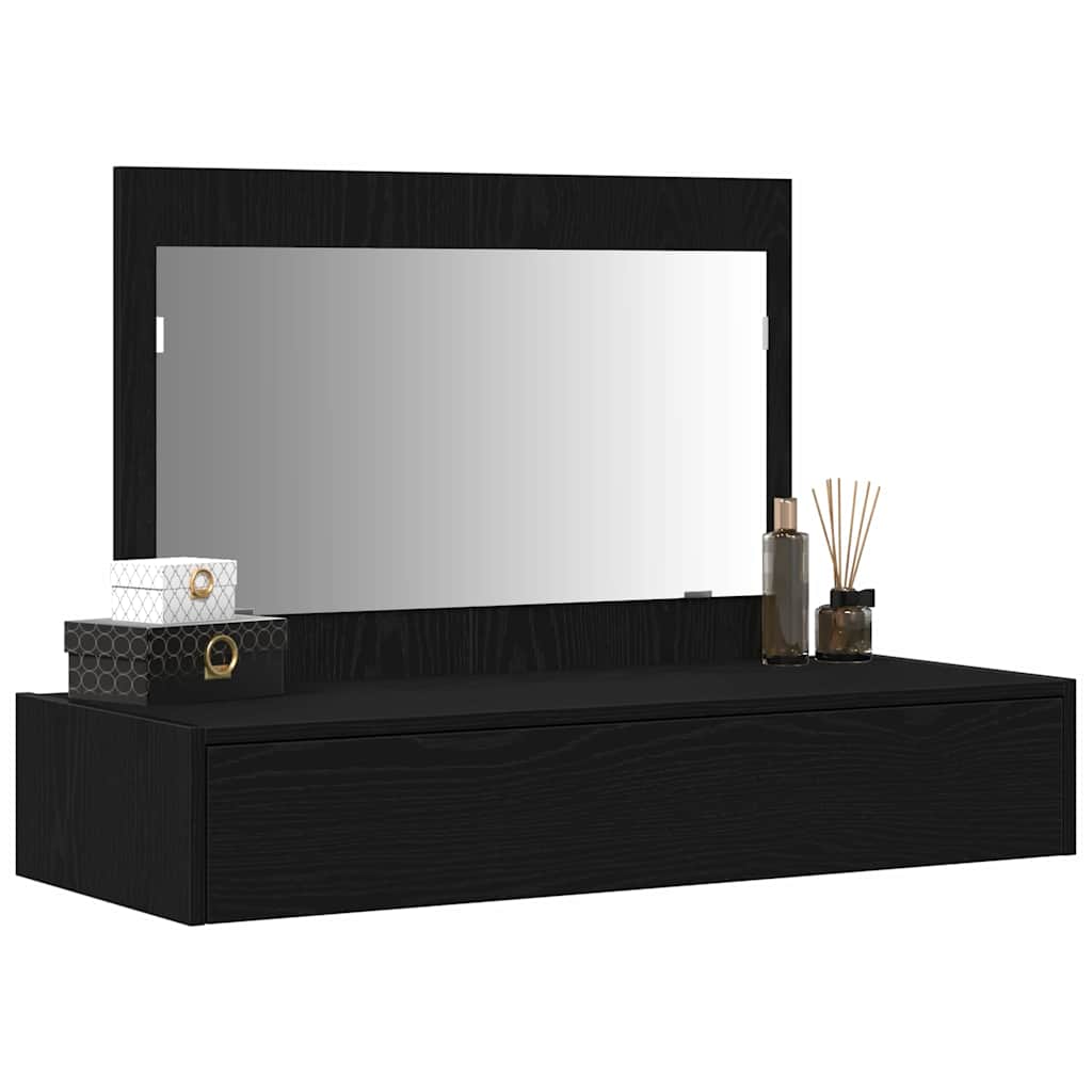 Table de Toilette Noir 100 x 40 x 70 cm Bois d'ingénierie - XIOS