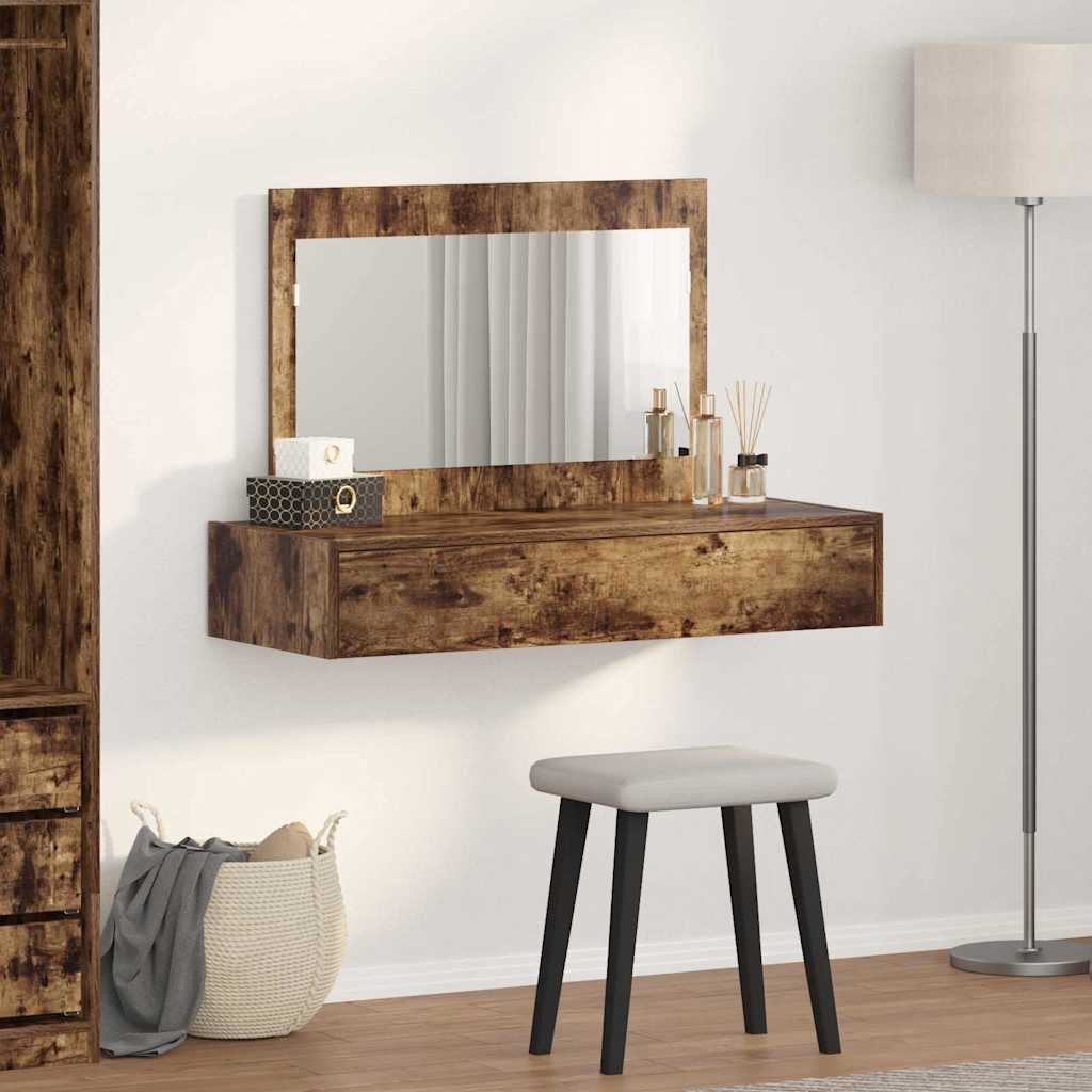Table de Toilette Marron 100 x 40 x 70 cm Bois d'ingénierie - XIOS