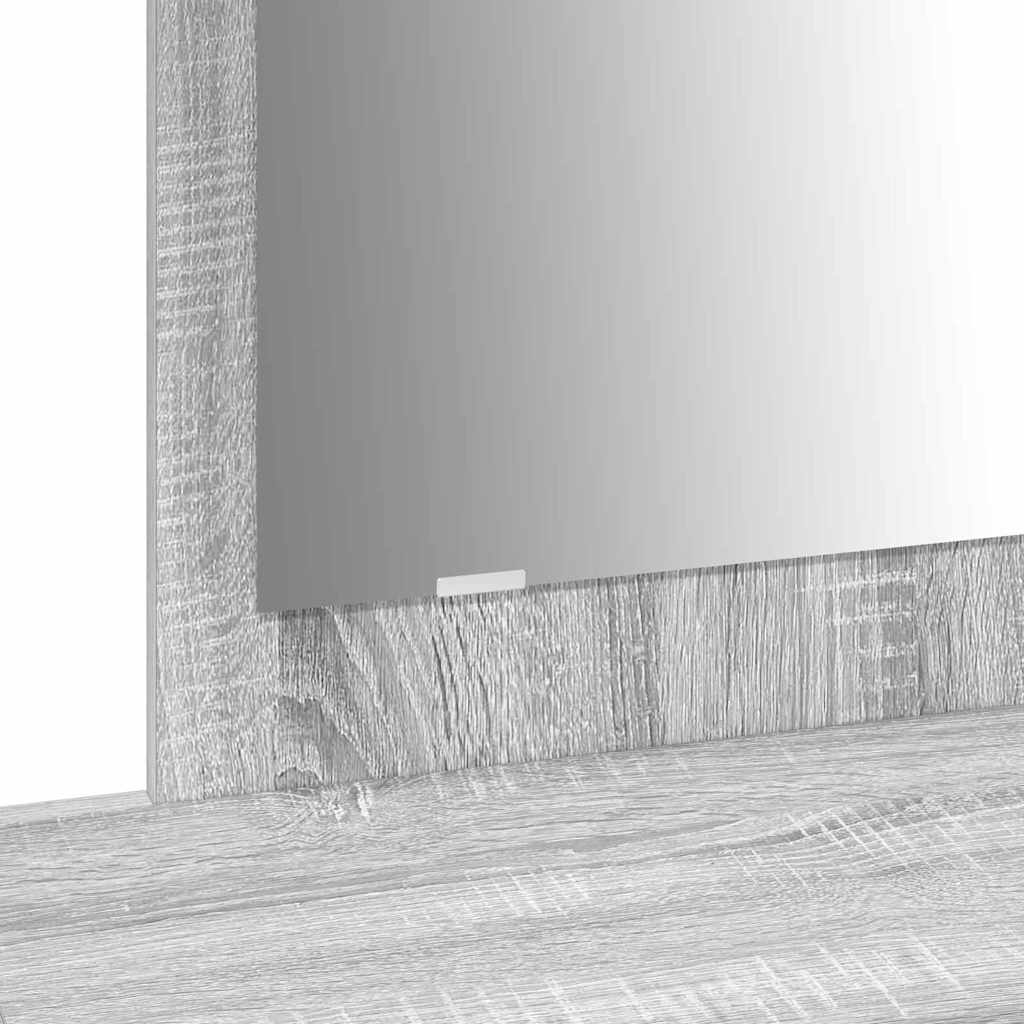 Table de Toilette Gris 100 x 40 x 70 cm Bois d'ingénierie - XIOS