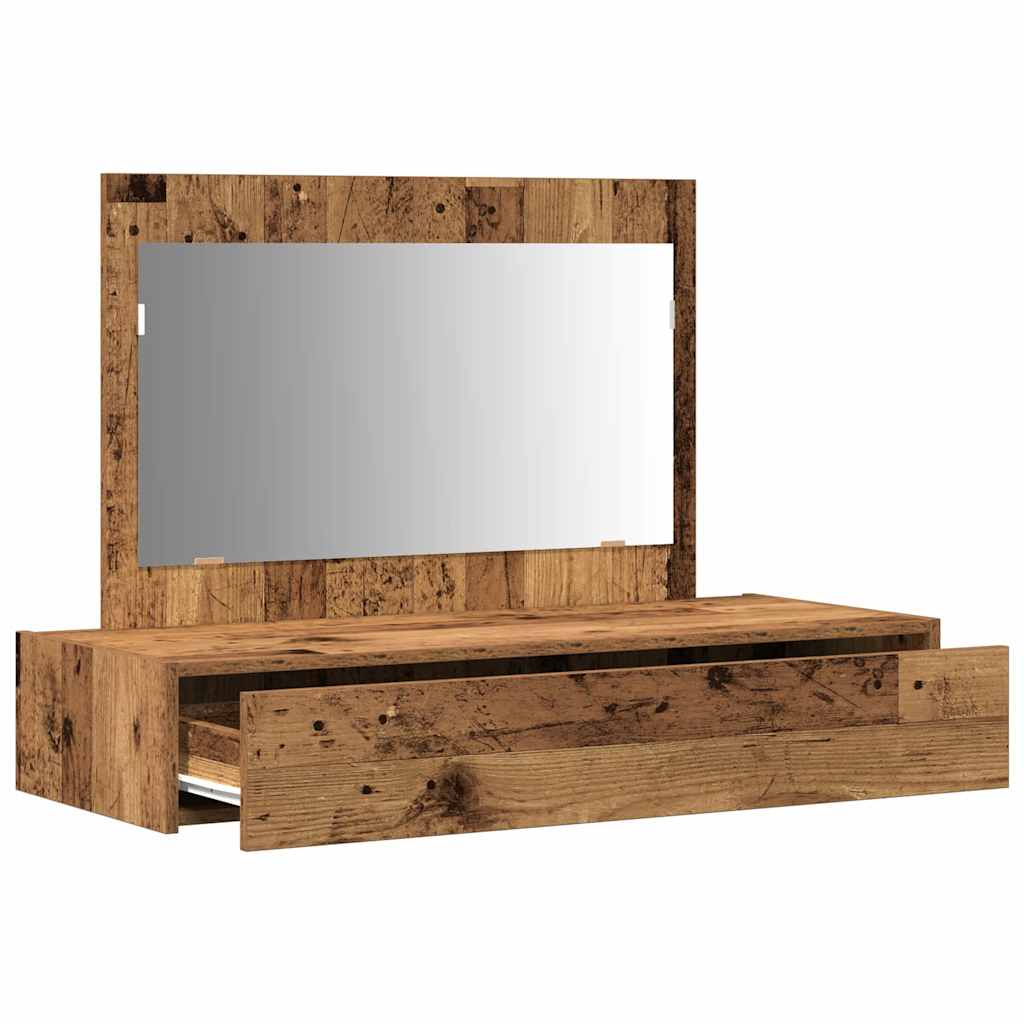 Table de Toilette Marron 100 x 40 x 70 cm Bois d'ingénierie - XIOS