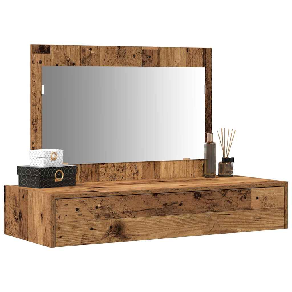 Table de Toilette Marron 100 x 40 x 70 cm Bois d'ingénierie - XIOS