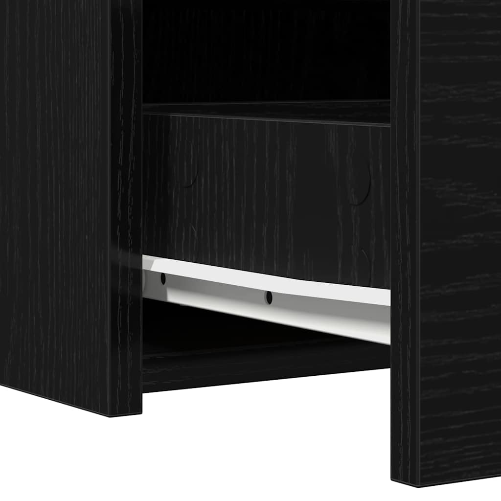 Table de Toilette Noir 60 x 40 x 70 cm Bois d'ingénierie - XIOS
