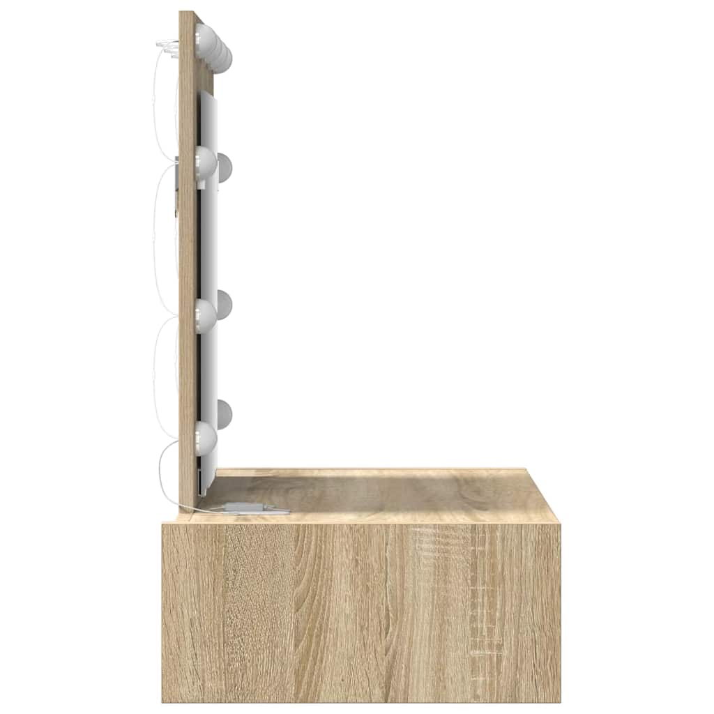 Table de Toilette Marron 60 x 40 x 70 cm Bois d'ingénierie - XIOS