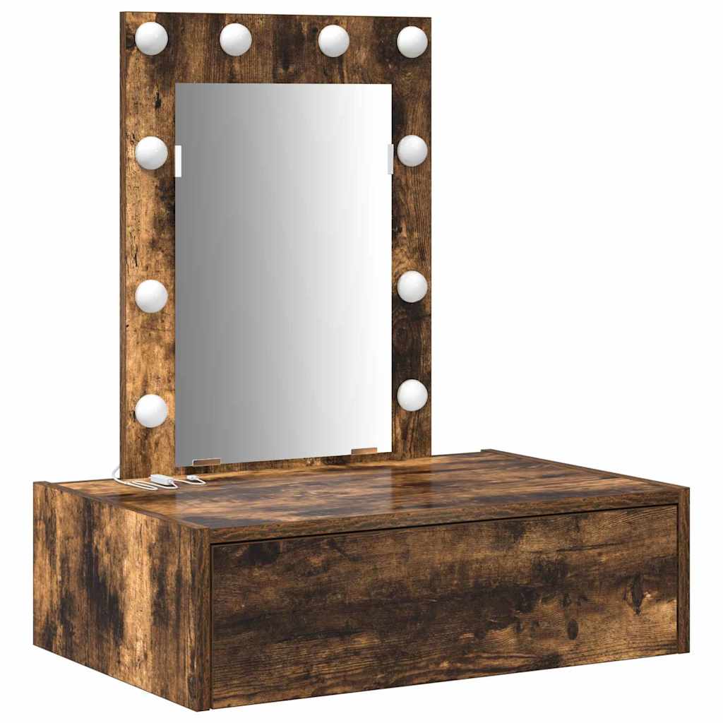 Table de Toilette Marron 60 x 40 x 70 cm Bois d'ingénierie - XIOS