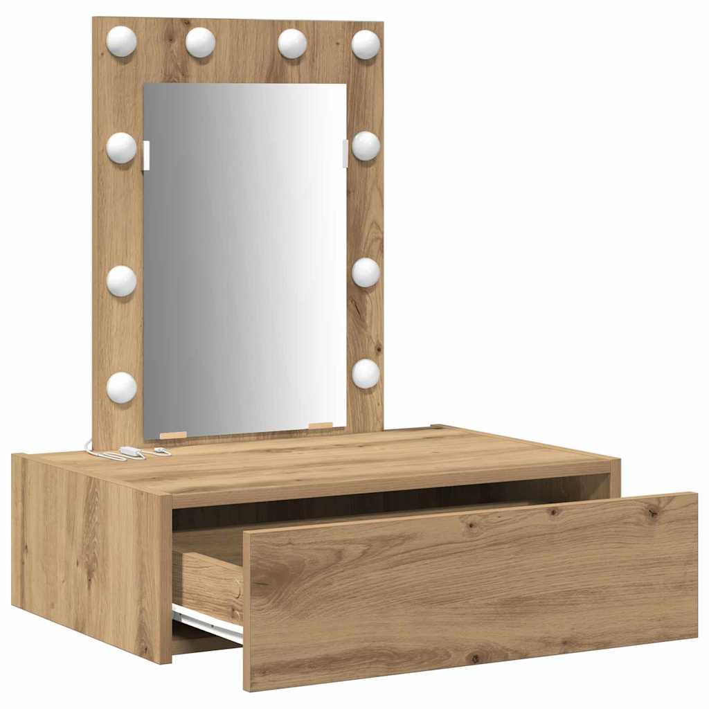Table de Toilette Marron 60 x 40 x 70 cm Bois d'ingénierie - XIOS