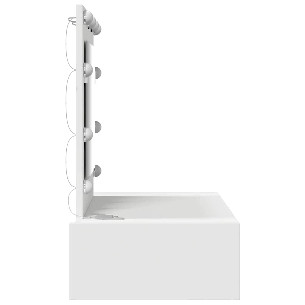 Table de Toilette Blanc 83 x 40 x 70 cm Bois d'ingénierie - XIOS