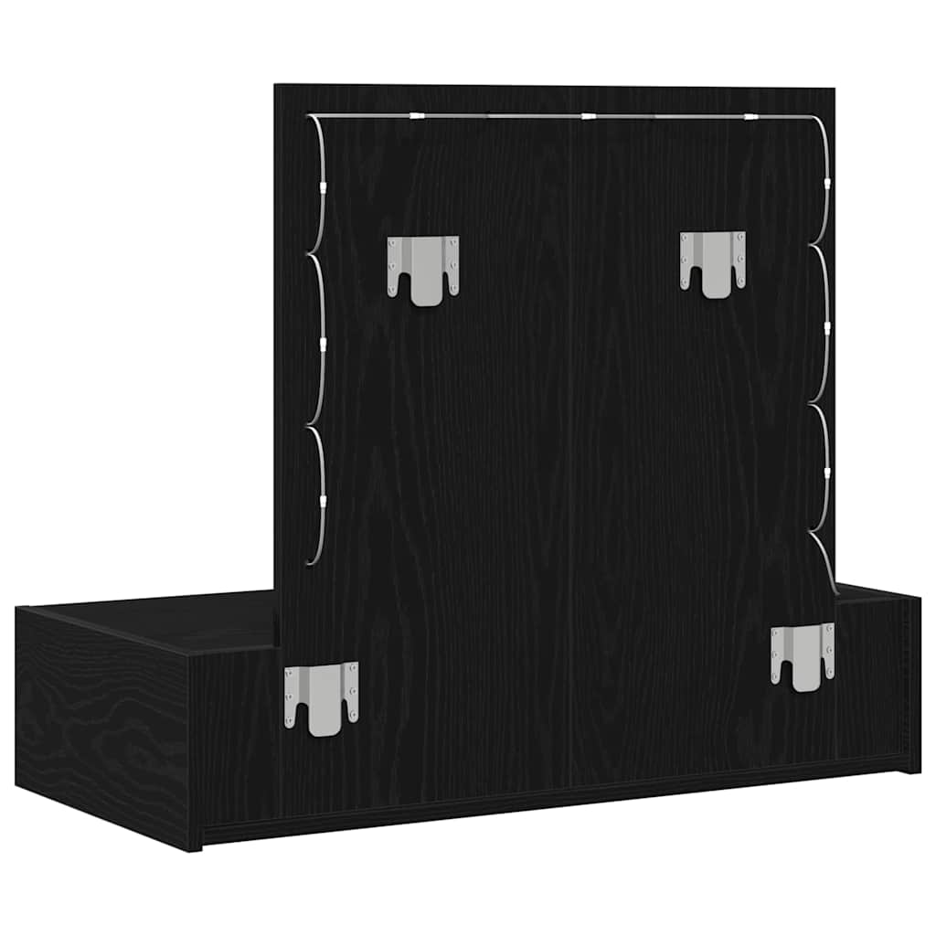 Table de Toilette Noir 83 x 40 x 70 cm Bois d'ingénierie - XIOS