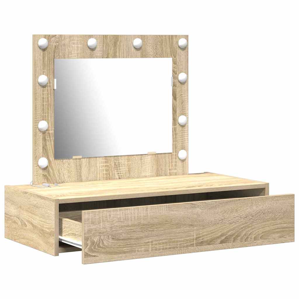 Table de Toilette Marron 83 x 40 x 70 cm Bois d'ingénierie - XIOS