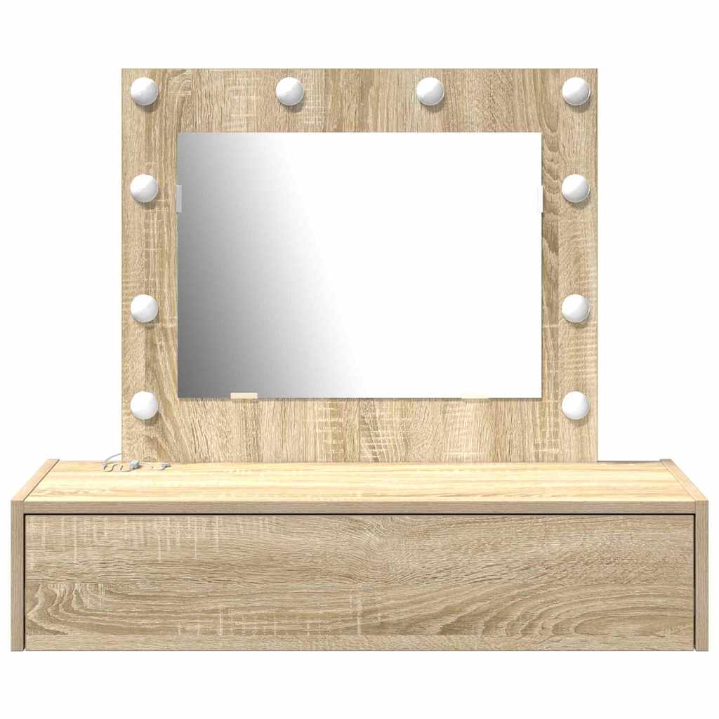 Table de Toilette Marron 83 x 40 x 70 cm Bois d'ingénierie - XIOS