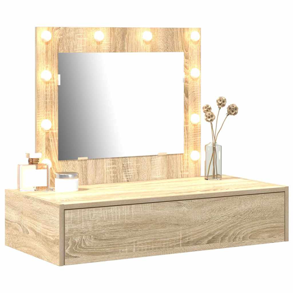 Table de Toilette Marron 83 x 40 x 70 cm Bois d'ingénierie - XIOS