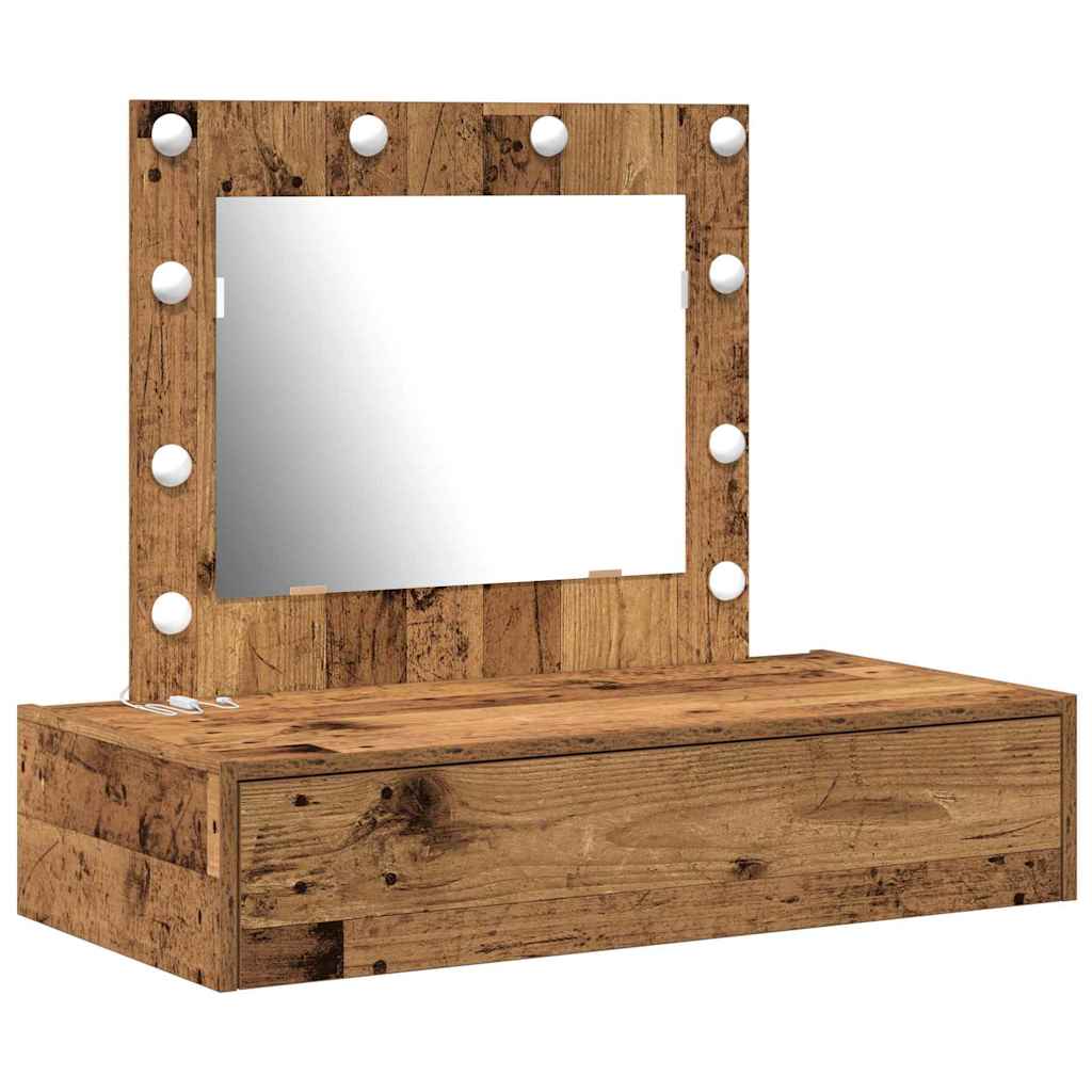 Table de Toilette Marron 83 x 40 x 70 cm Bois d'ingénierie - XIOS