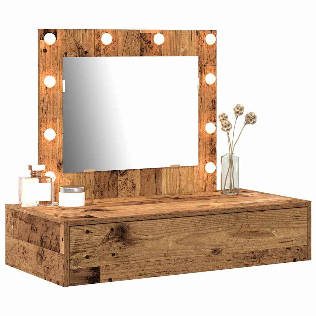 Table de Toilette Marron 83 x 40 x 70 cm Bois d'ingénierie - XIOS