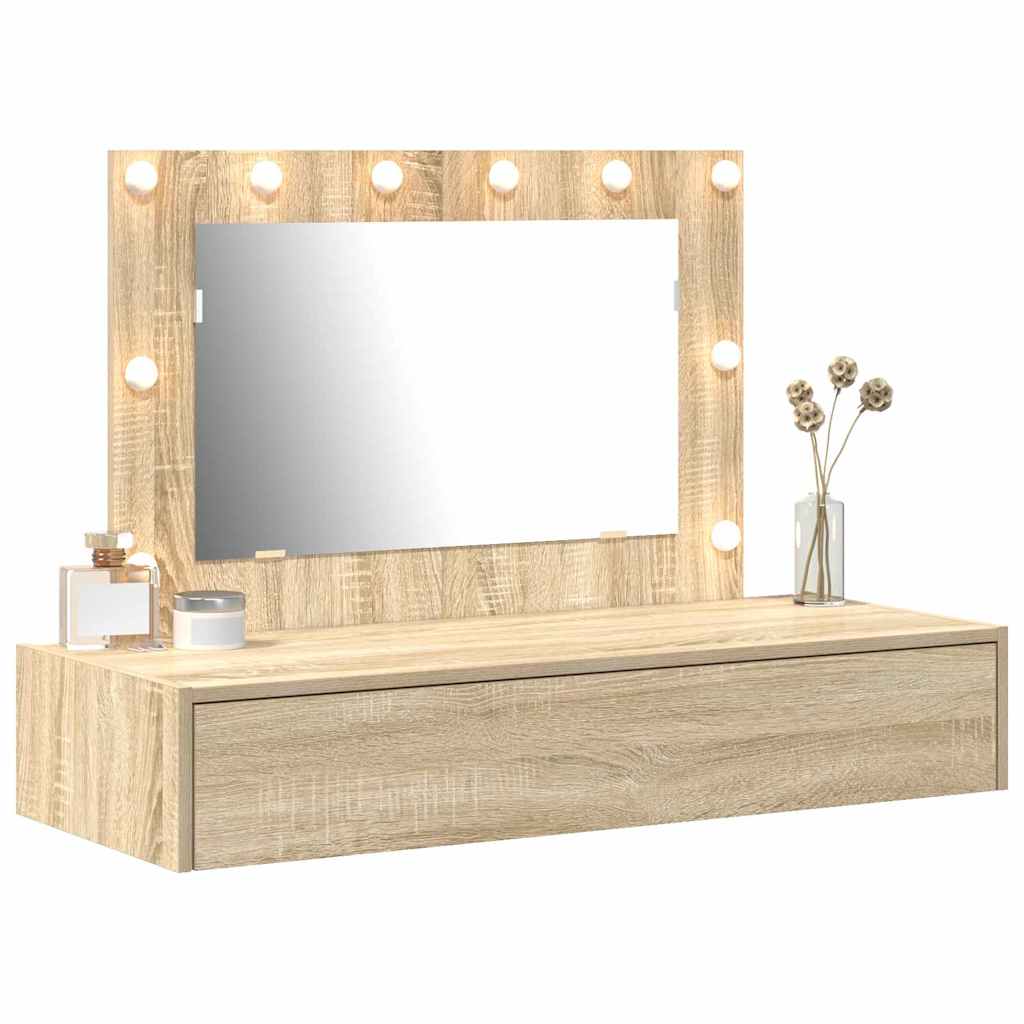 Table de Toilette Marron 100 x 40 x 70 cm Bois d'ingénierie - XIOS