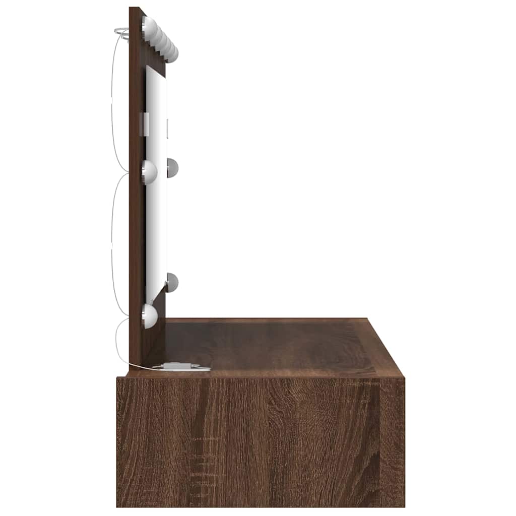 Table de Toilette Marron 100 x 40 x 70 cm Bois d'ingénierie - XIOS