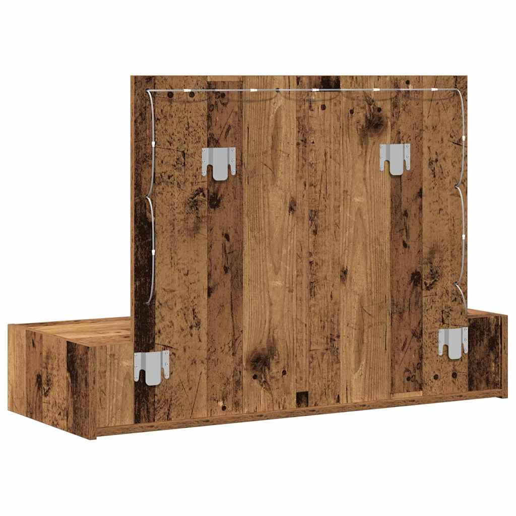 Table de Toilette Marron 100 x 40 x 70 cm Bois d'ingénierie - XIOS