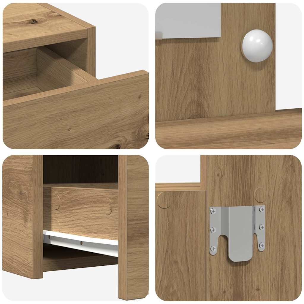 Table de Toilette Marron 100 x 40 x 70 cm Bois d'ingénierie - XIOS
