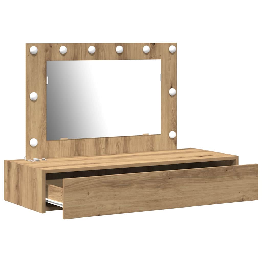 Table de Toilette Marron 100 x 40 x 70 cm Bois d'ingénierie - XIOS