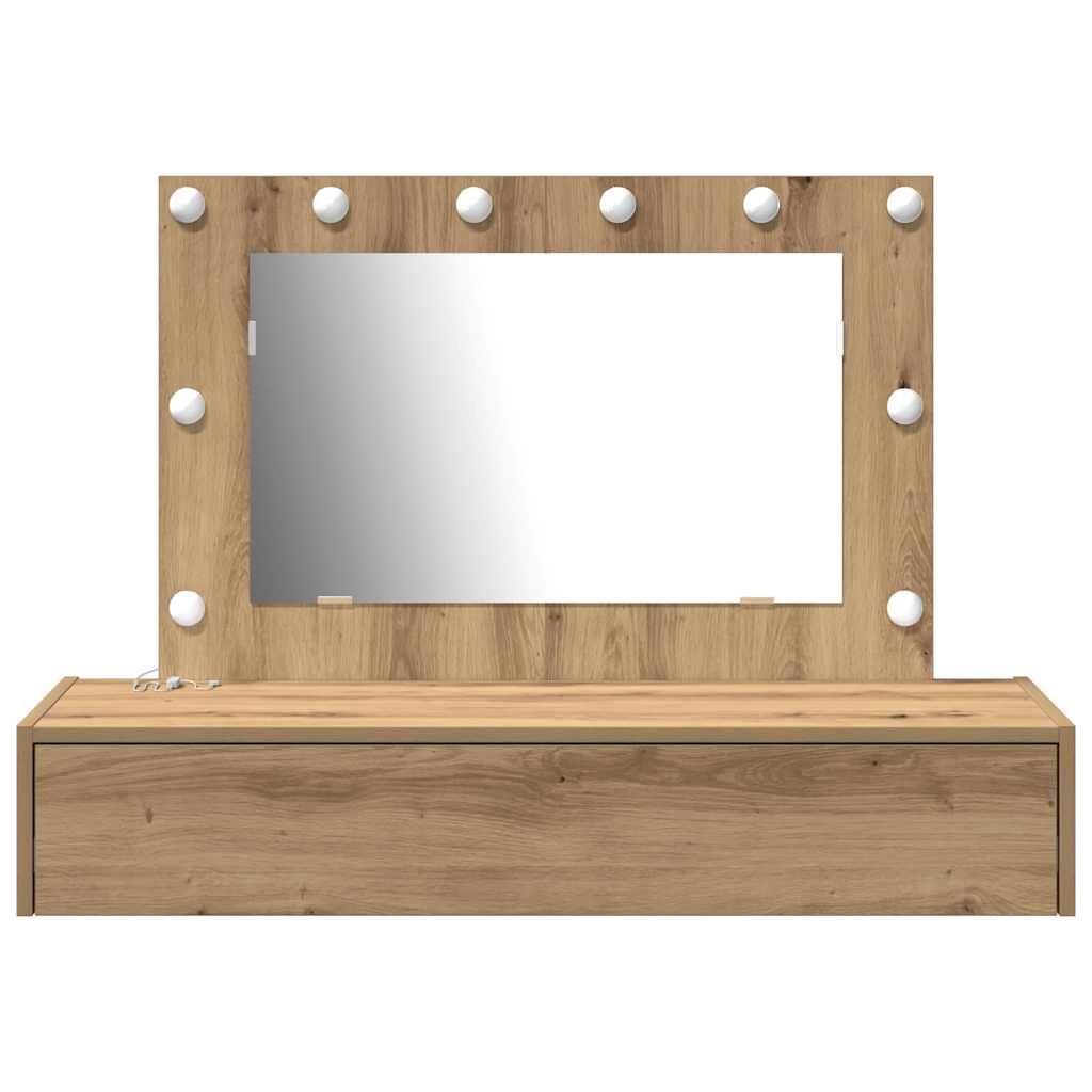 Table de Toilette Marron 100 x 40 x 70 cm Bois d'ingénierie - XIOS