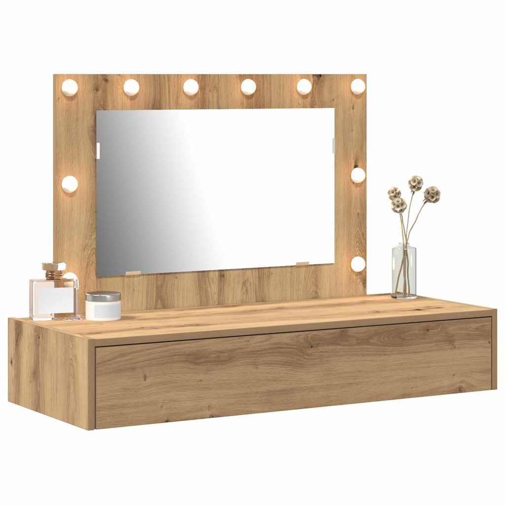 Table de Toilette Marron 100 x 40 x 70 cm Bois d'ingénierie - XIOS