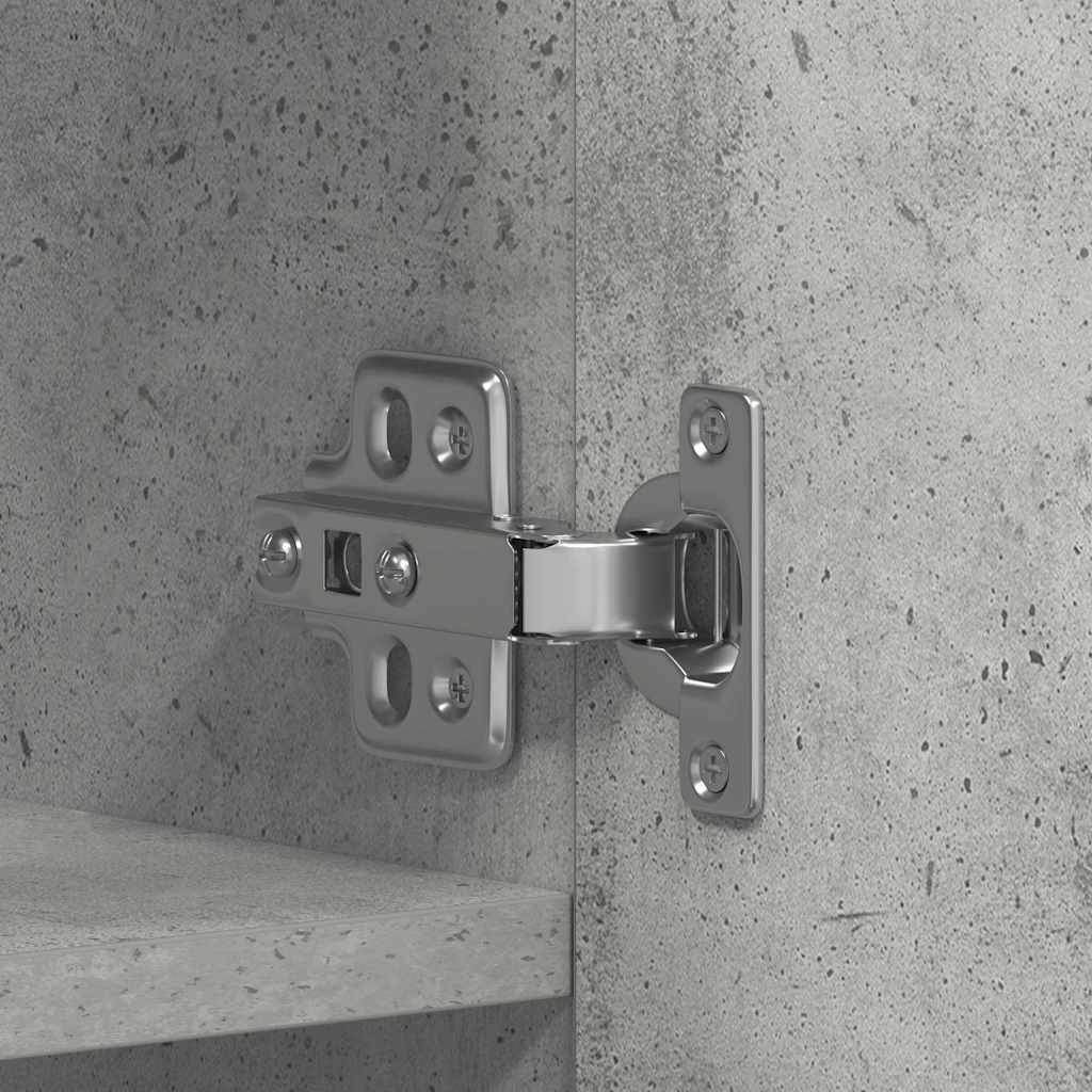 Cabinet à chaussures Gris 80 x 35.5 x 180 cm Bois d'ingénierie - XIOS